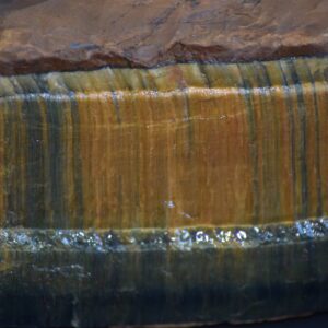 A close up of the bottom of a waterfall